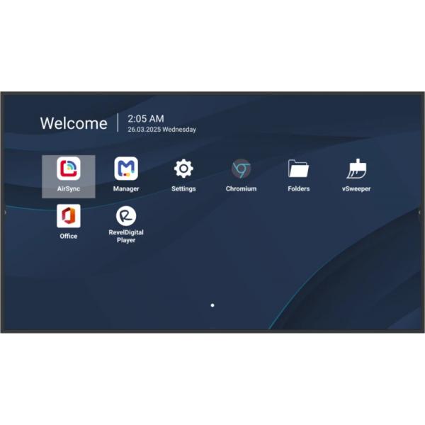 Viewsonic ViewBoard LED large format display 55 inch 3840x2160 - 500 nits - Android 14 - 24/7 - USB-C 65W charging [CDE5531-1C]
