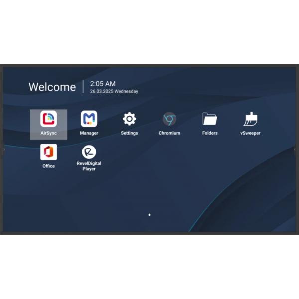 Viewsonic ViewBoard LED large format display 43 inch 3840x2160 - 500 nits - Android 14 - 24/7 - USB-C 65W charging [CDE4331-1C]