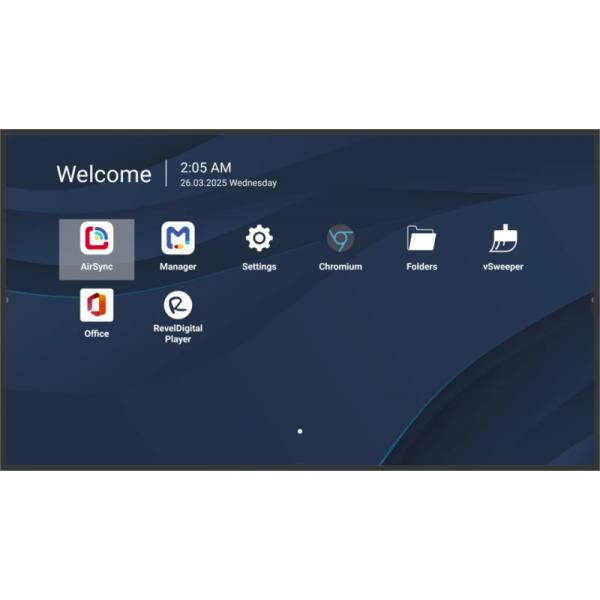 Viewsonic ViewBoard LED large format display 86 inch 3840x2160 - 500 nits - Android 14 - 24/7 - USB-C 65W charging [CDE8631-1C]
