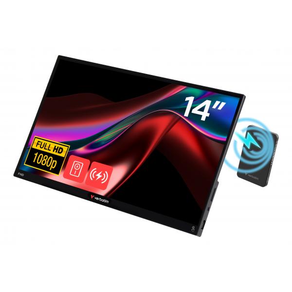 Verbatim 32088 TV e monitor portatile Nero 35,6 cm (14") LED 1920 x 1080 Pixel [32088]