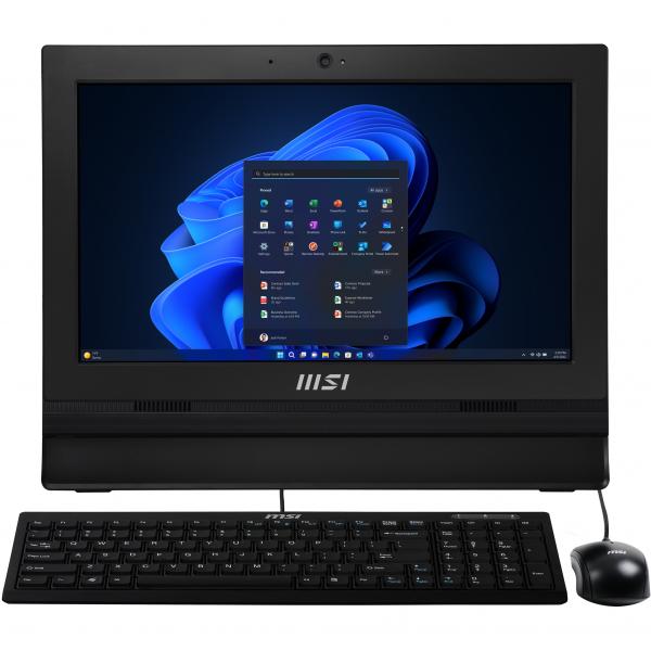 MSI Pro AP162T ADL-042XEU All-in-One PC Intel N N100 39,6 cm (15.6") 1920 x 1080 Pixel Touch screen PC All-in-one 8 GB DDR4-SDRAM 256 GB SSD Wi-Fi 6E (802.11ax) Nero [PROAP162TADL-042XEU]