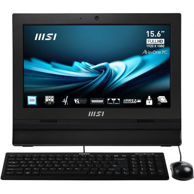 MSI PC AIO 15,6" TOUCH BLACK Intel N100 8GB 256GB SSD FREEDOS [AP162T ADL-042XEU]