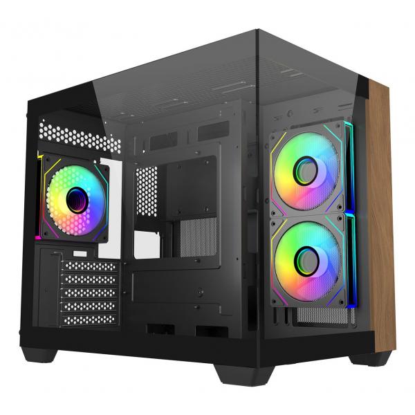 COOLER MASTER CASE ELITE 481 WOOD, NERO [E481-KHNN-S00]