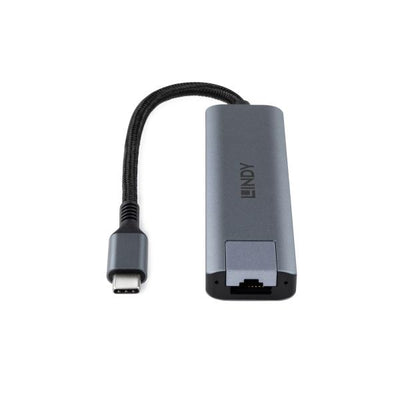 LINDY No. 43422 - Hub e Convertitore Gigabit Ethernet USB 3.2 Gen 2 Tipo C [LIN-43422]