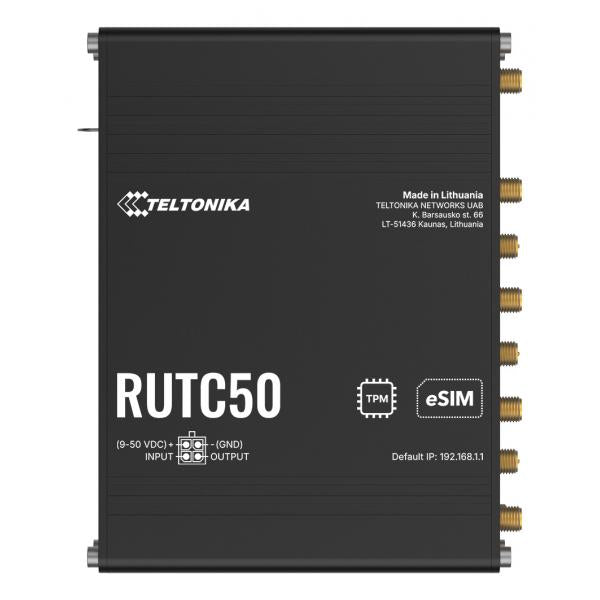 Teltonika - RUTC50 - Router Industriale 5G WiFi 6 [RUTC50210000]