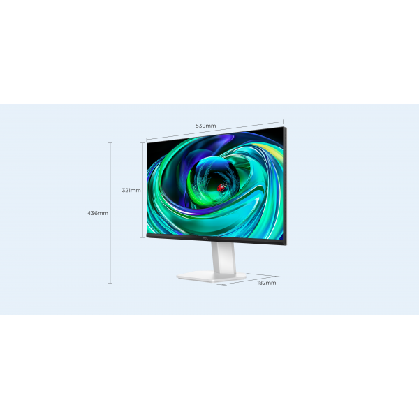 TCL MONITOR GAMING 23,8 mLED VA 16:9 FHD 5MS 100hz 450 CDM, miniLED Direct-84, 99 sRGB, VGA/HDMI, BIANCO [24G54]