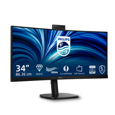 Philips Serie 3000 34B2U3600CH/00 Monitor PC 86,4 cm (34") 3440 x 1440 Pixel Wide Quad HD LCD Nero [34B2U3600CH/00]