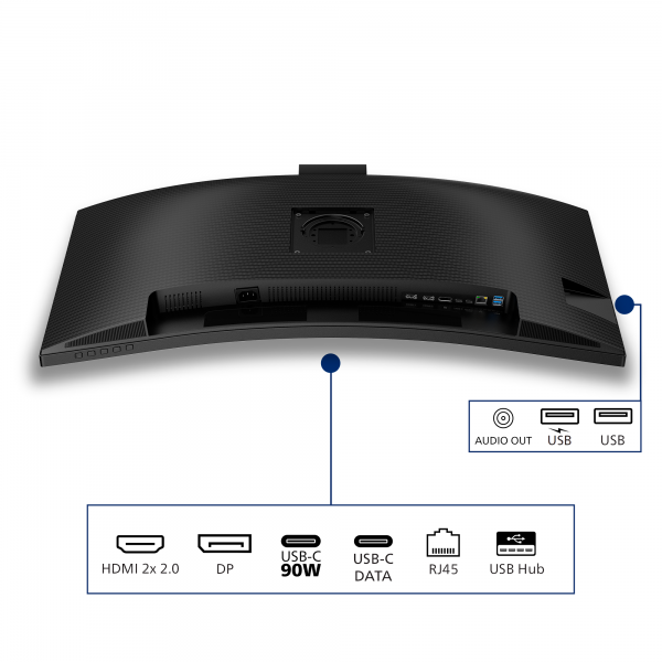 Philips Serie 3000 34B2U3600CH/00 Monitor PC 86,4 cm (34") 3440 x 1440 Pixel Wide Quad HD LCD Nero [34B2U3600CH/00]