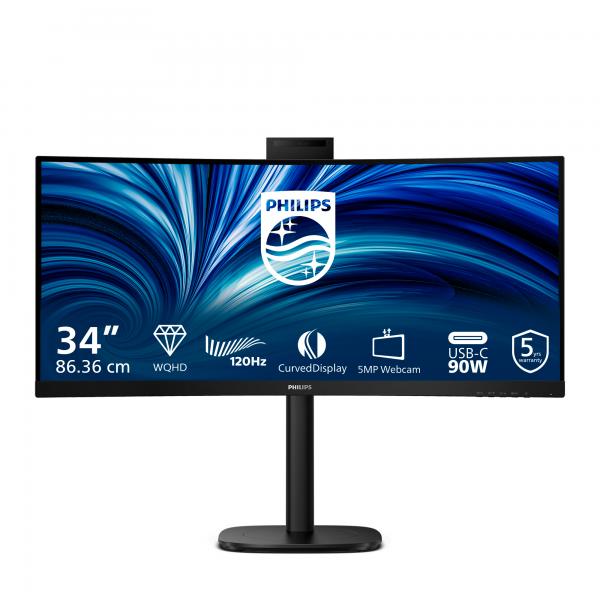 Philips Serie 3000 34B2U3600CH/00 Monitor PC 86,4 cm (34") 3440 x 1440 Pixel Wide Quad HD LCD Nero [34B2U3600CH/00]