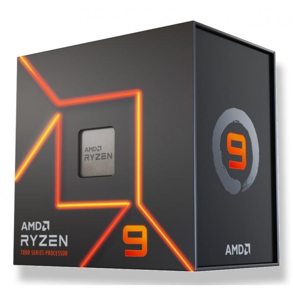 AMD CPU RYZEN 9, 7900, AM5, 5.40GHz 12 CORE, CACHE 76MB, 65W [100-100000590WOF]