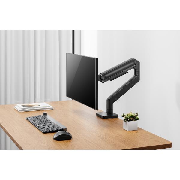Digitus Single Monitor Mount - 49inch - Max Weight 20 kg - Mechanical Spring - VESA 75 x 75 - 100 x 100 - Black [DA-90473]