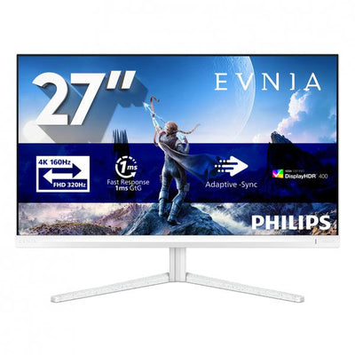Philips Evnia 5000 Monitor PC 68,6 cm (27") 3840 x 2160 Pixel 4K Ultra HD LCD Bianco [27M2N5901A/00]