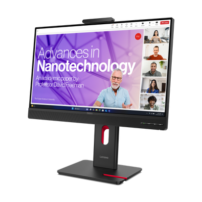 Lenovo ThinkVision T27QD-4v - 27 inch - Quad HD IPS LED Monitor - 2560x1440 - 120Hz - Pivot / HAS / RJ45 / USB-C / Webcam [64B8UAT1EU]