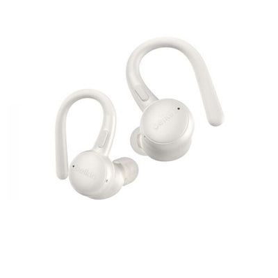 Belkin SoundForm ActiveFit Auricolare Con cavo e senza cavo A clip Musica e Chiamate USB tipo-C Bluetooth Bianco [AUC016HQCR]