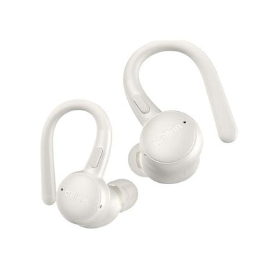 Belkin SoundForm ActiveFit Auricolare Con cavo e senza cavo A clip Musica e Chiamate USB tipo-C Bluetooth Bianco [AUC016HQCR]