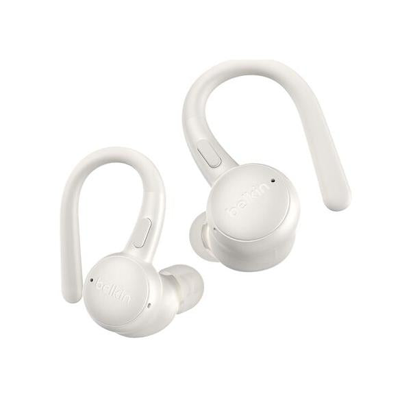 Belkin SoundForm ActiveFit Auricolare Con cavo e senza cavo A clip Musica e Chiamate USB tipo-C Bluetooth Bianco [AUC016HQCR]