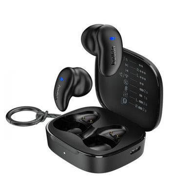 Belkin SoundForm Anywhere Auricolare Con cavo e senza cavo In-ear Musica e Chiamate USB tipo-C Bluetooth Nero [AUC014HQBK]