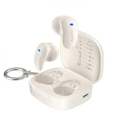 Belkin SoundForm Anywhere Auricolare Con cavo e senza cavo In-ear Musica e Chiamate USB tipo-C Bluetooth Bianco [AUC014HQCR]