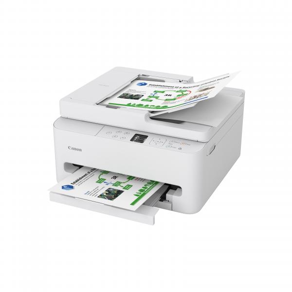 Canon PIXMA TS7550i - Multifunctional inktjetprinter - 14ppm - White [7178C006]