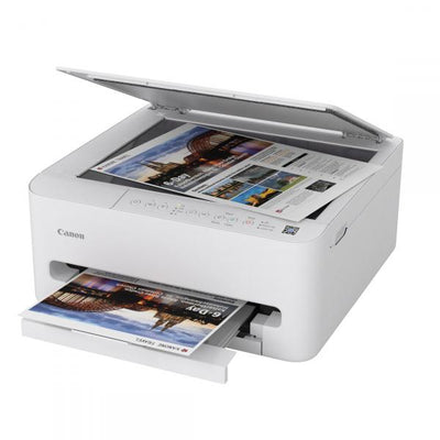 CANON MULTIFUNZIONE INK A4 COLORE, PIXMA TS4150i, 14PPM, FRONTE / RETRO, USB/WIFI, 3 IN 1, BIANCA [7181C006]