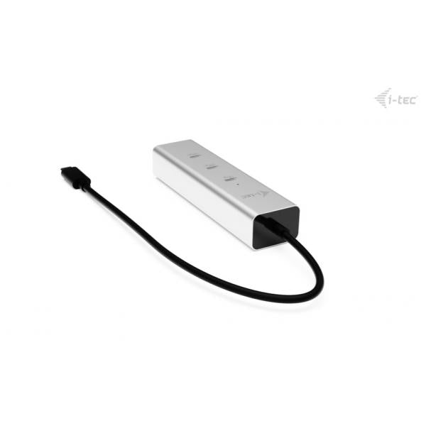 I-TEC HUB USB-C, 5 PORTE CON USB C, VIDEO 8K, POWER DELIVERY 85W, CHARGING [C31HUBMETAL8KPDPRO]