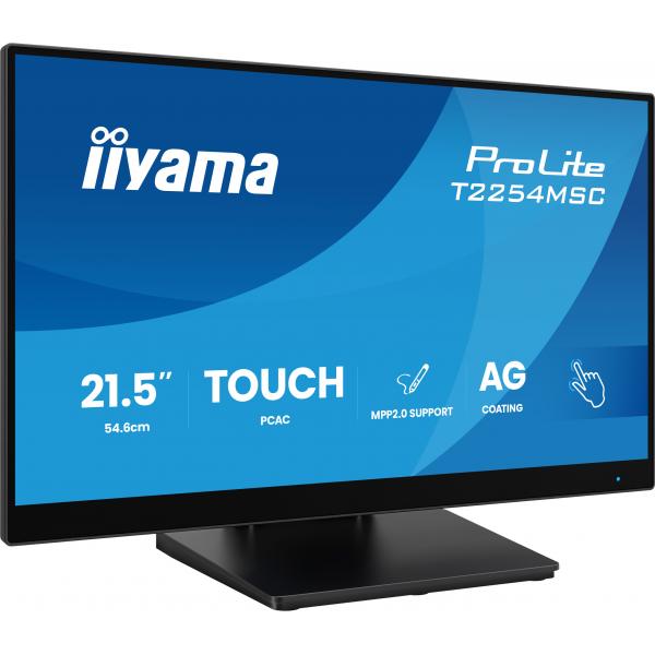 Iiyama Prolite 22 inch Touch Monitor - Full HD - 1920x1080 - Anti-Glare [T2254MSC-B2AG]
