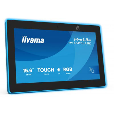 iiyama TW1625LASC-B3PNR espositore per sale riunioni 39,6 cm (15.6") 1920 x 1080 Pixel LED Wi-Fi 6 (802.11ax), Wi-Fi 5 (802.11ac), Wi-Fi 4 (802.11n), 802.11g, 802.11a, 802.11b Nero Bluetooth [TW1625LASC-B3PNR]