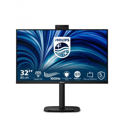 PHILIPS MONITOR 31,5 LED IPS QHD 16:9 4MS 350 CDM, PIVOT, USB-C HUB, WEBCAM, DP/HDMI, MULTIMEDIALE [32B2U3601H]