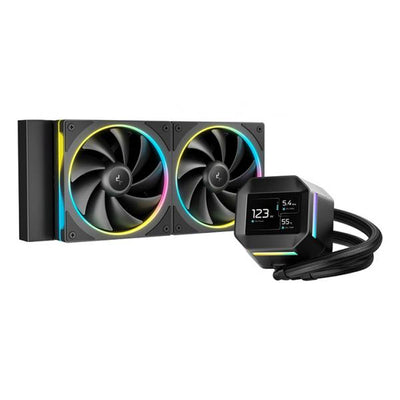 DEEPCOOL RAFF. LIQUIDO LM240 IPS 240mm AIO 2.4'' 320X420 LCD [R-LM240-BKDMMC-1]
