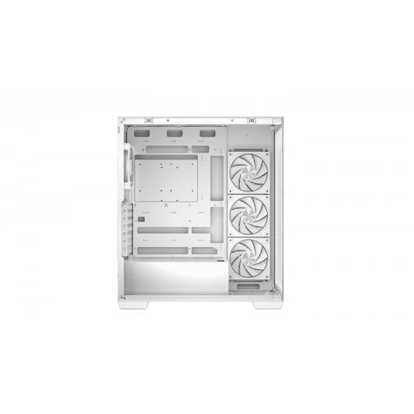 DEEPCOOL CASE MID TOWER CG580 4F WH V2 WHITE 2TG 4x120 PWM+ARGB FAN [R-CG580-WHADA4-G-2]