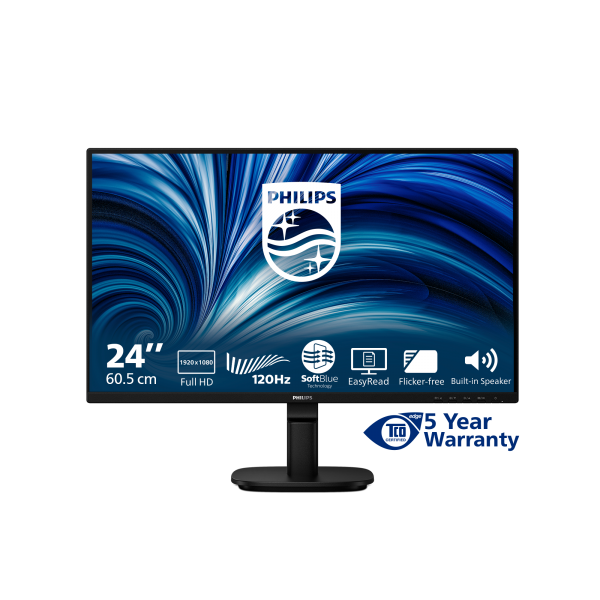 Philips Serie 2000 24B2N2200/00 Monitor PC 60,5 cm (23.8") 1920 x 1080 Pixel Full HD LCD Nero [24B2N2200/00]