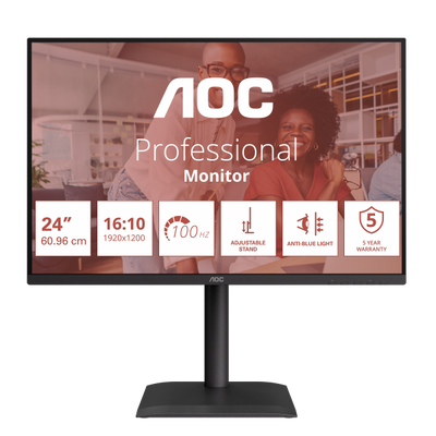 Aoc E4 Series - Full HD LED - 1920x1200 - Pivot - HAS [X24E4U]