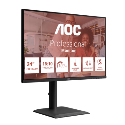 Aoc E4 Series - Full HD LED - 1920x1200 - Pivot - HAS [X24E4U]