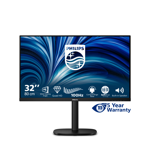 Philips 3000 Series - 32 inch - 2560x1440 - Quad HD - USB Hub - Pivot - HAS [32B2N3500/00]
