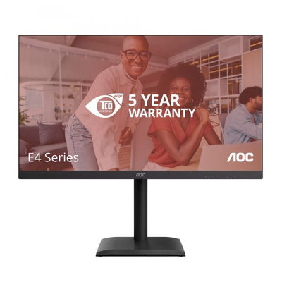 AOC MONITOR 27 LED IPS 4K UHD 16:9 4MS 75hz 400 CDM, PIVOT, DP/HDMI, USB-C, MULTIMEDIALE [U27E4CV]