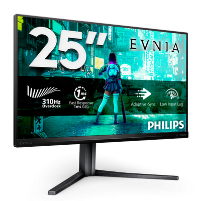 Philips Evnia Series - 25 inch Full HD Monitor - 1920x1080 - 300Hz - 1ms [25M2N3200U/00]