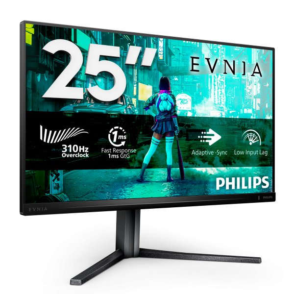 Philips Evnia Series - 25 inch Full HD Monitor - 1920x1080 - 300Hz - 1ms [25M2N3200U/00]