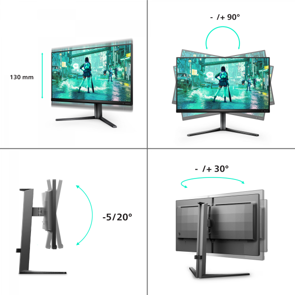 Philips Evnia Series - 25 inch Full HD Monitor - 1920x1080 - 300Hz - 1ms [25M2N3200U/00]