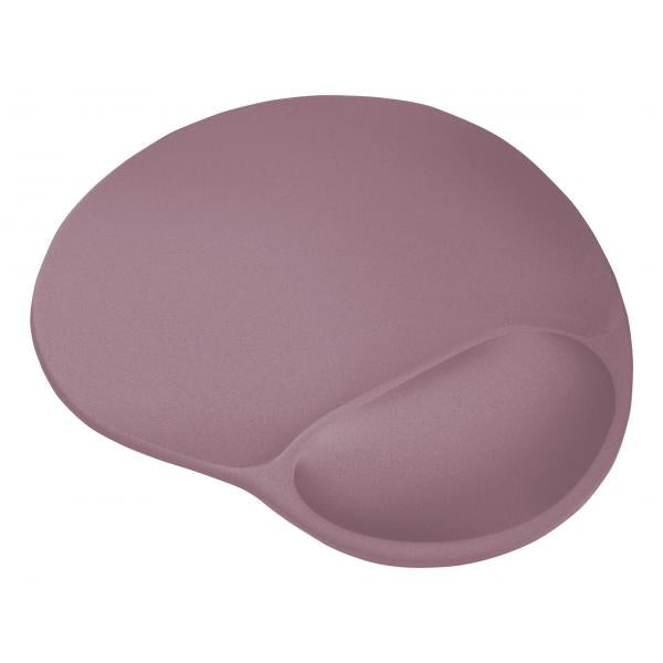 TAPPETINO/MOUSEPAD ERGONOMICO CON POGGIAPOLSO - TRUST BIGFOOT - ROSA [26013]