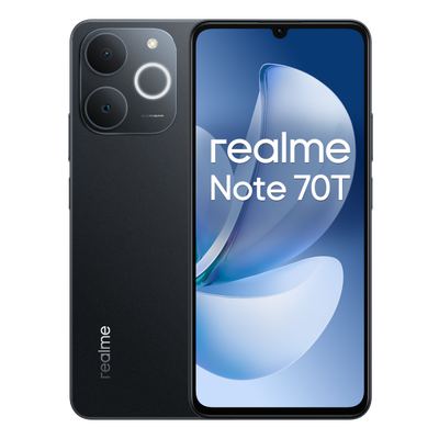 realme Note 70T 17,1 cm (6.74") Doppia SIM Android 15 4G USB tipo-C 4 GB 64 GB 6000 mAh Nero [0169040300]