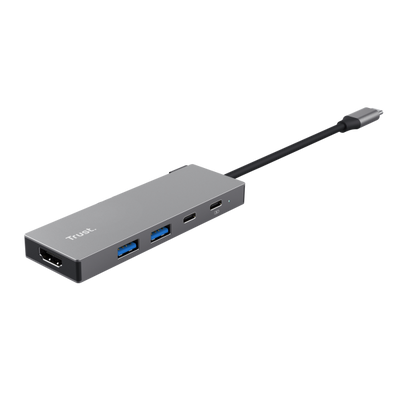 Trust 26062 hub di interfaccia USB tipo-C Grigio [26062]