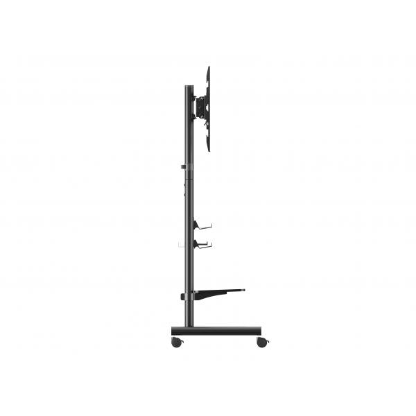 Equip 50 inch - 90 inch Mobile TV Trolley with Pegboard Shelf [650635]
