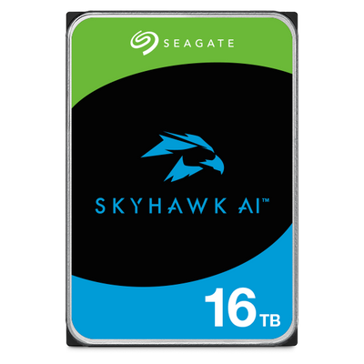 Seagate SkyHawk AI ST16000VE005 disco rigido interno 16 TB 7200 Giri/min 512 MB 3.5" Serial ATA III [ST16000VE005]