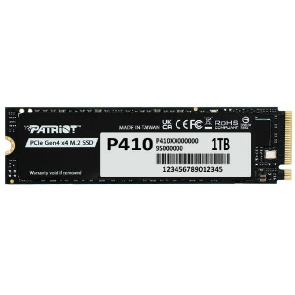 PATRIOT SSD INTERNO P410 1TB PCIe Gen4 x4 M.2 2280 [P410P1TBM28H]