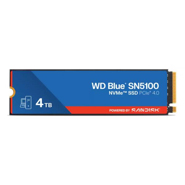 WESTERN DIGITAL SSD BLUE 4TB SN5100 PCIE 1000GB M2 [WDS400T5B0E]