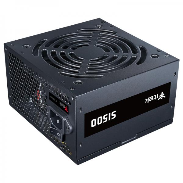 ITEK ALIMENTATORE SI500 - 500W, EFFICIENZA 80+, PFC ATTIVO, 12CM SILENT FAN [ITPSESI500]