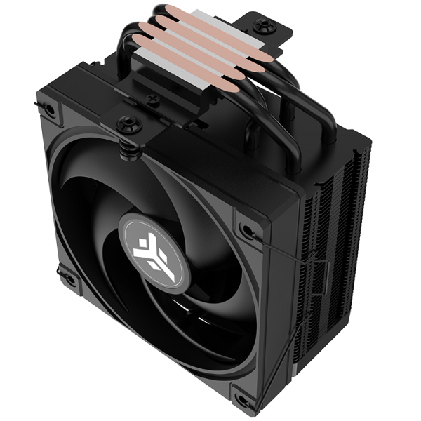 ITEK DISSIPATORE AD ARIA ICY-4HAT - SKT UNIVERSALE, 180W TDP, 4 HEATPIPE, 12CM ARGB FAN, TEMP. DISP [ITACI4HAT]
