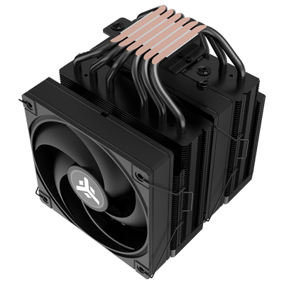 ITEK DISSIPATORE AD ARIA ICY-6HAT - SKT UNIVERSALE, 250W TDP, 6 HEATPIPE, 12CM ARGB FAN, TEMP. DISP [ITACI6HAT]