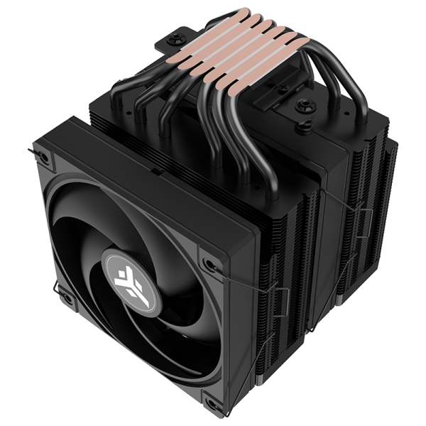 ITEK DISSIPATORE AD ARIA ICY-6HAT - SKT UNIVERSALE, 250W TDP, 6 HEATPIPE, 12CM ARGB FAN, TEMP. DISP [ITACI6HAT]