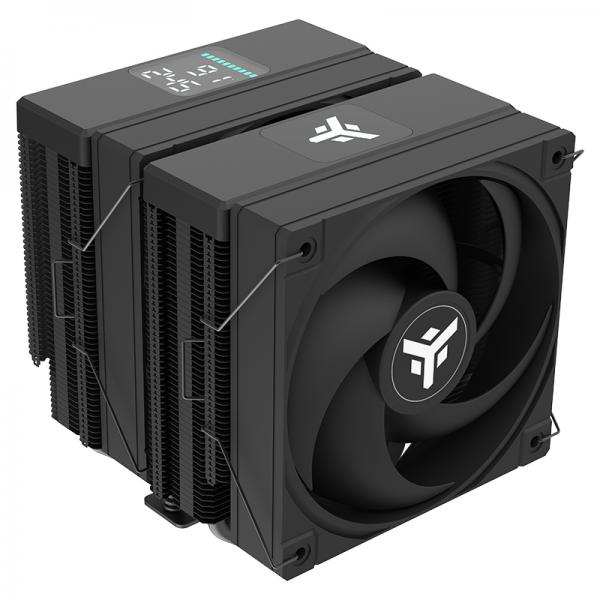ITEK DISSIPATORE AD ARIA ICY-6HAT - SKT UNIVERSALE, 250W TDP, 6 HEATPIPE, 12CM ARGB FAN, TEMP. DISP [ITACI6HAT]